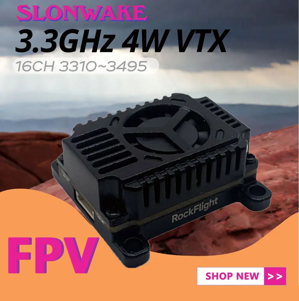 SLONWAKE FPV 3.3G 16CH 4000mW  - Drone With Rc Remote 评论和价格
