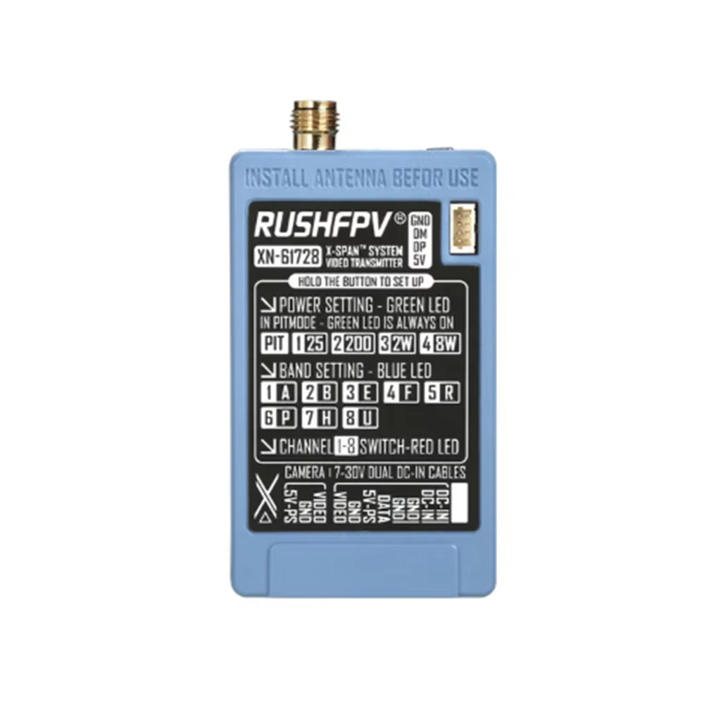 RUSHFPV 6.1‑7.2G 8W X61728 VTX - Drone Rc Remote Control 评论和价格