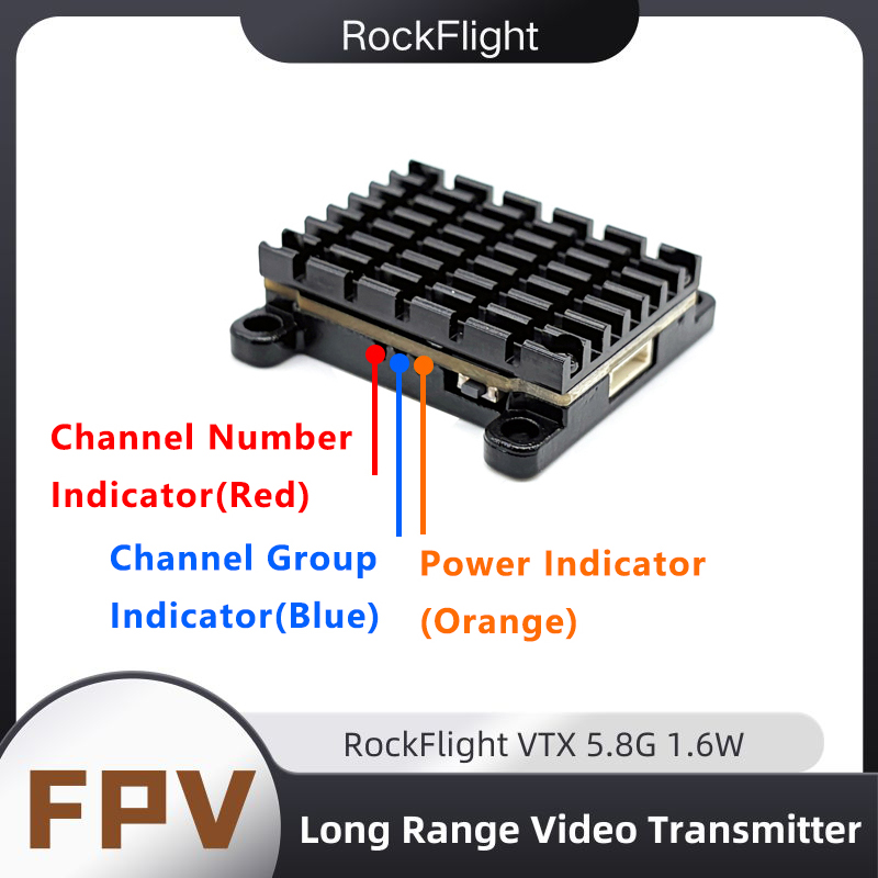 RockFlight TX663 VTX 5.8G 48CH - Drone Rc Remote Control 评论和价格