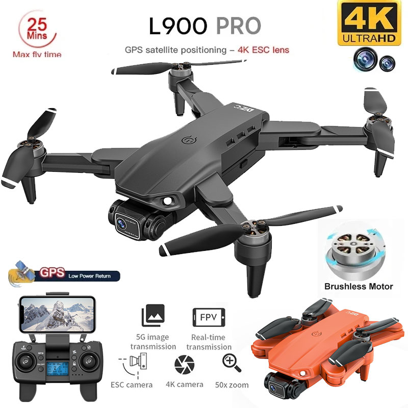 L900 Pro GPS Drone 4K Professi - Drone Rc Fpv Pro 评论和价格