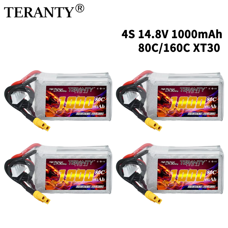 TERANTY 4S 1000mAh 14.8V 80C/1 - Drone Rc Link 评论和价格