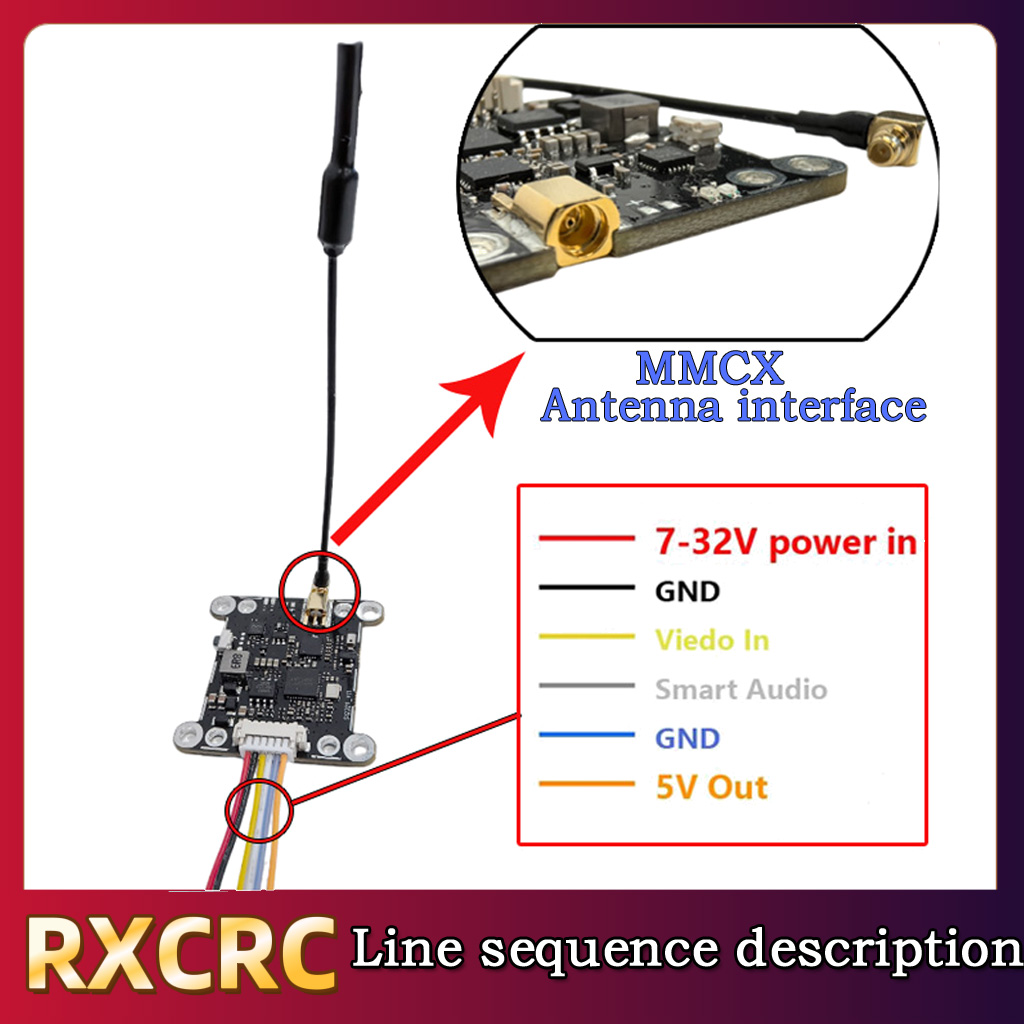 RXCRC 5.8G Module 48CH 1.6W VT - Drone With Rc Remote 评论和价格