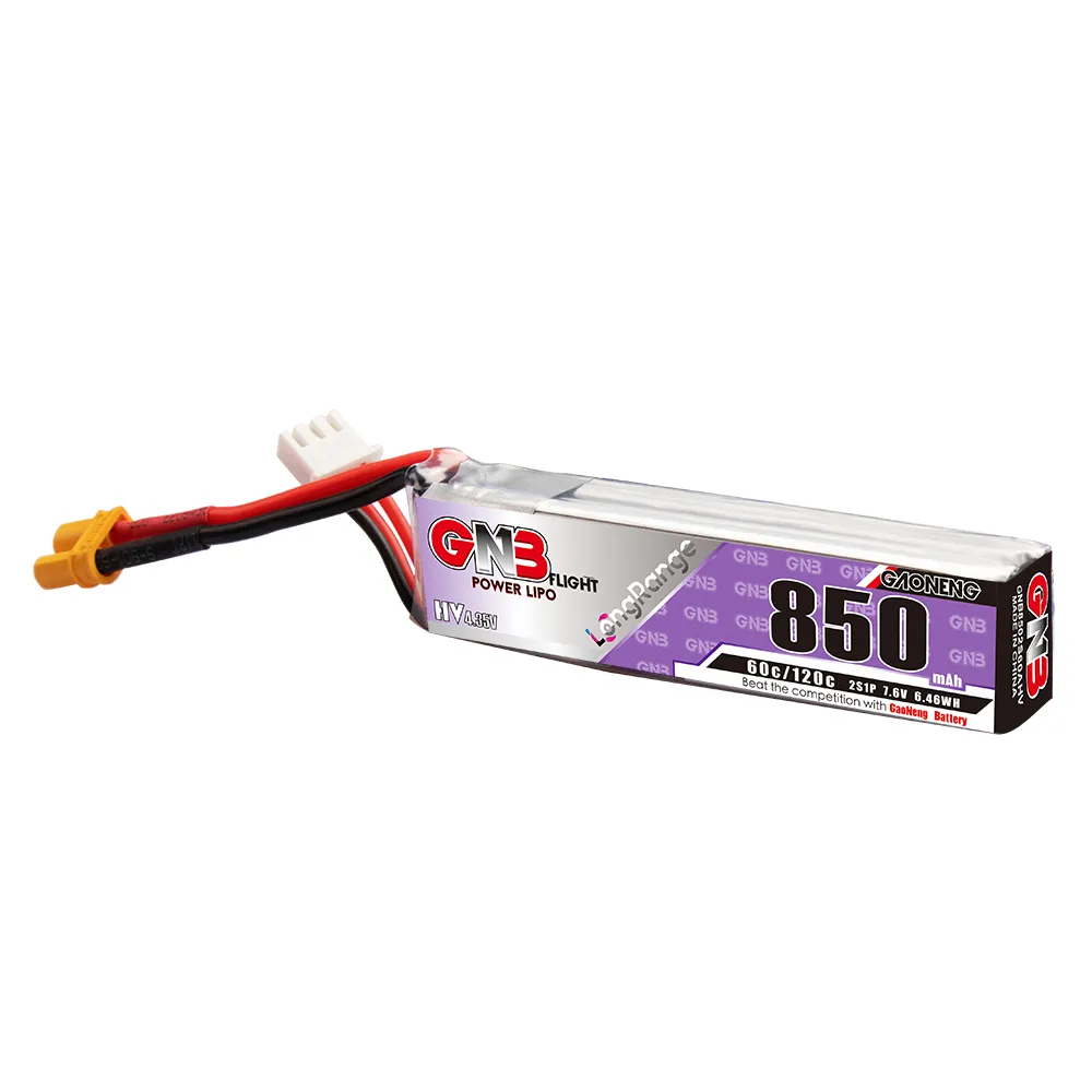 GAONENG GNB LiPo Battery 850mA - Drone Rc Link 评论和价格