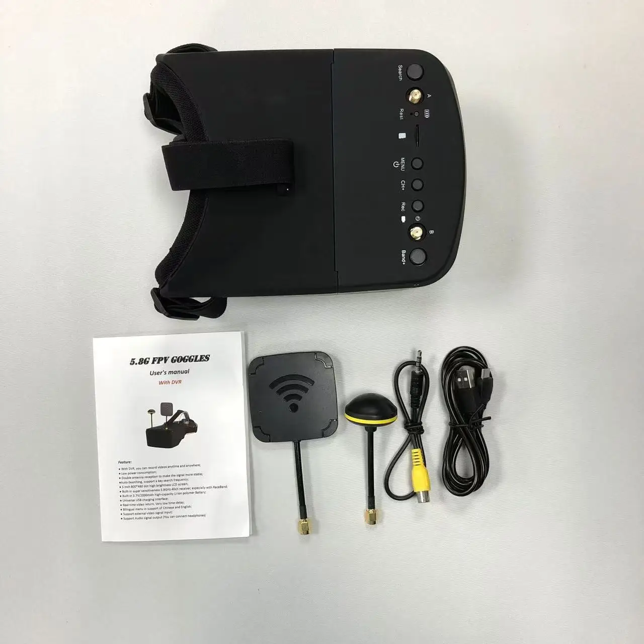 SmCp5.8G 40CH FPV Goggles 5Inc - Fpv Goggles Headset 评论和价格