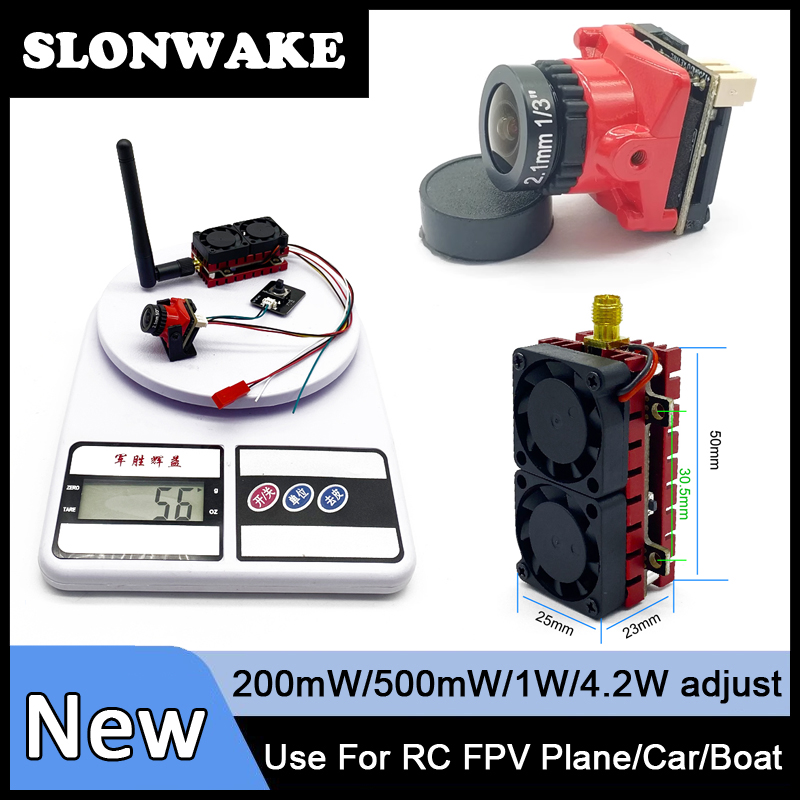 SLONWAKE 5.8G 48CH 4.2W VTX Tr - Fpv Goggles Headset 评论和价格