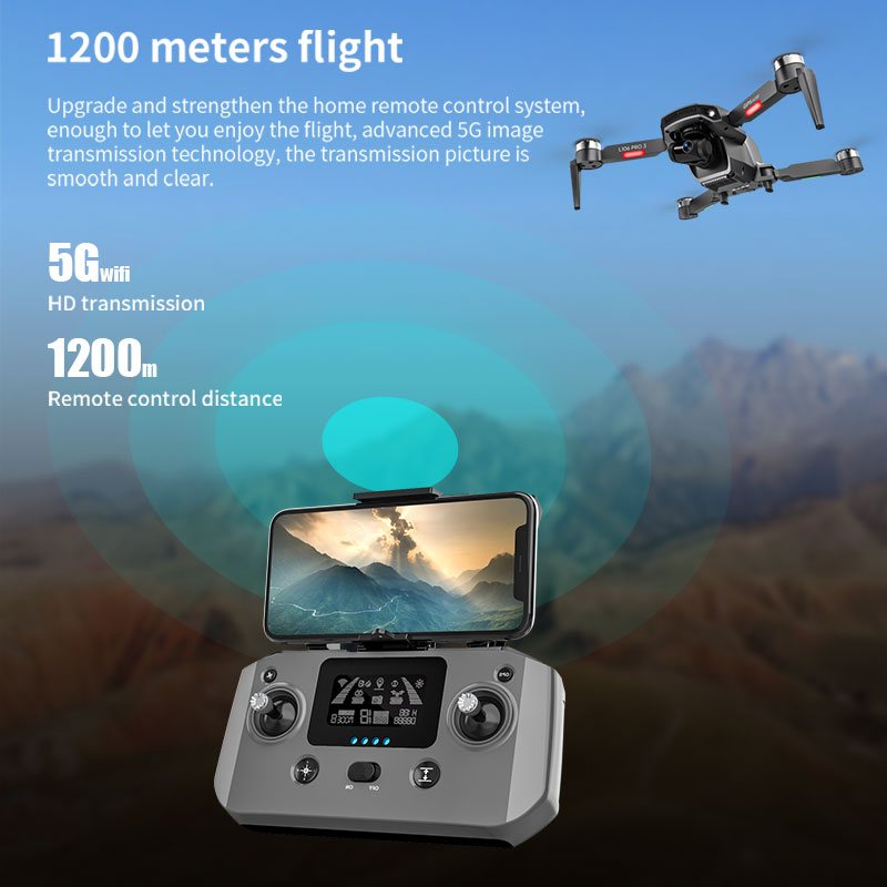 L106 Pro 3 Drone 5G WIFI FPV F - Drone Rc Fpv Pro 评论和价格