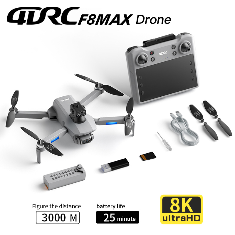 F8 MAX GPS Drone Professional  - Drone Rc Fpv Pro 评论和价格