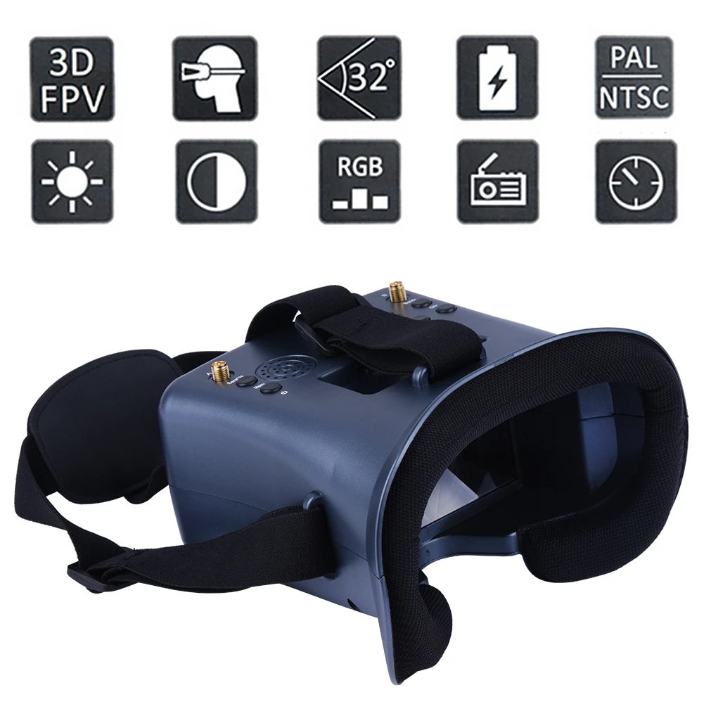 5.8G 40CH 4.3 Inch 800*480 Vid - Fpv Goggles Headset 评论和价格