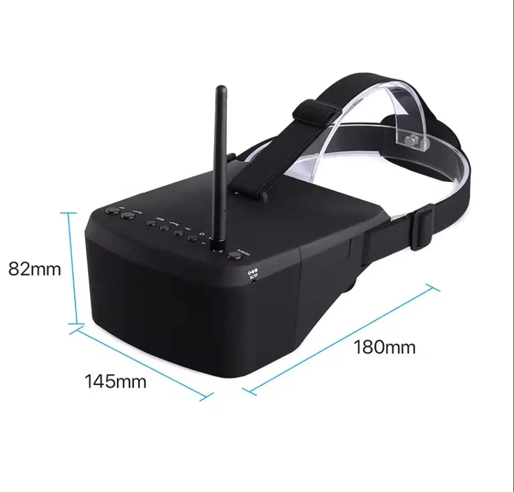 SmCp5.8G 40CH FPV Goggles 5 In - Fpv Goggles Headset 评论和价格