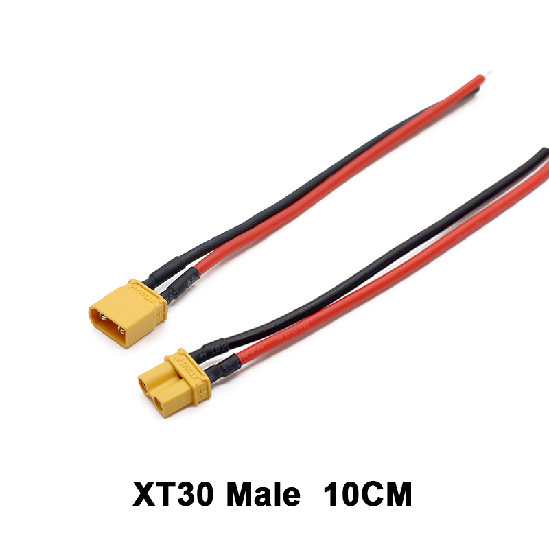 XT30 Pigtail Plug Male and Fem - Drone Rc Link 评论和价格