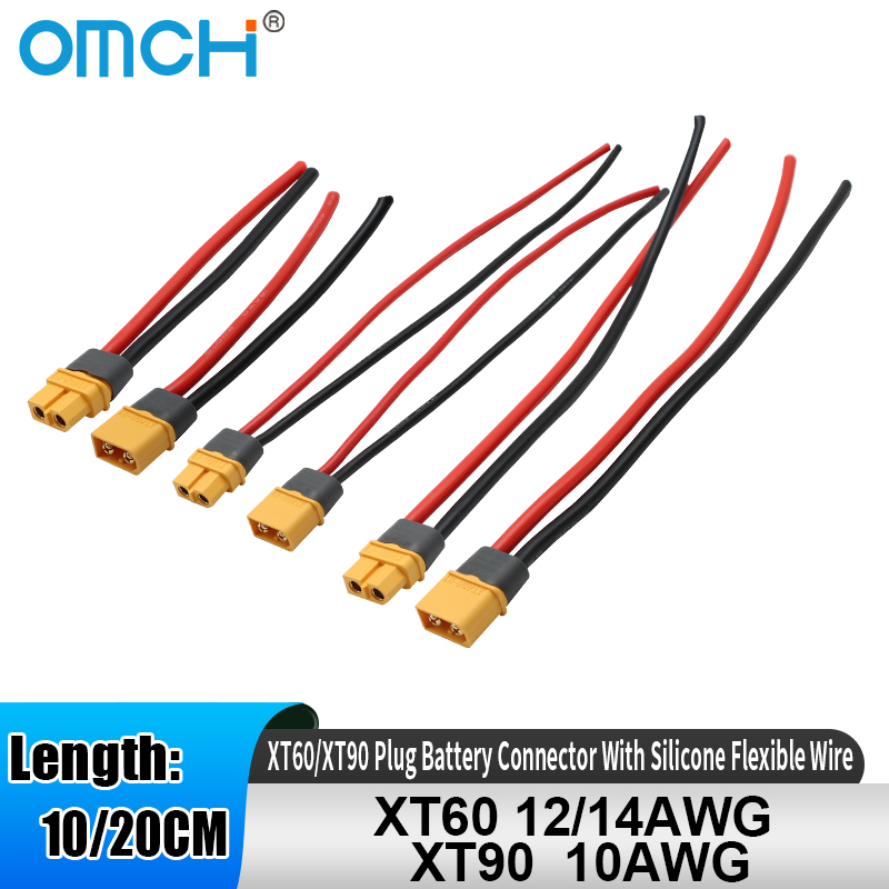 OMCH XT60 12/14AWG XT90 10AWG  - Drone Rc Link 评论和价格